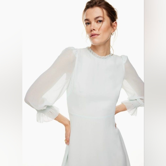 Like New Aritzia Wilfred Swept Dress Sz 2 - Picture 13 of 16